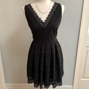 Ann Taylor LOFT Black Dress Sz 8
